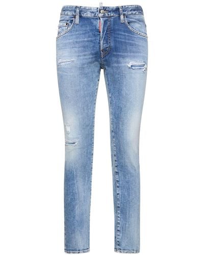 DSquared² Jeans de denim stretch - Azul