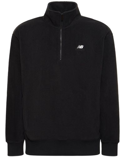New Balance Athletics Polar Fleece Zip Sweatshirt - Black