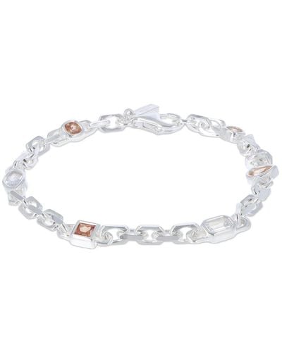 Hatton Labs La Croisette Chain Bracelet - White