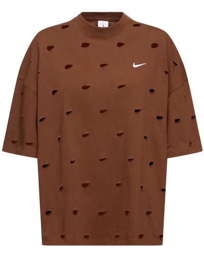 Nike T-shirt "jacquemus Swoosh" - Braun