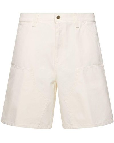 Carhartt Shorts con rodilla doble - Blanco