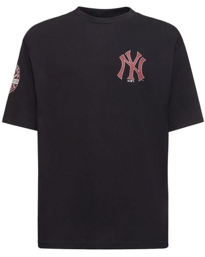 KTZ T-shirt ny yankees mlb con logo - Nero