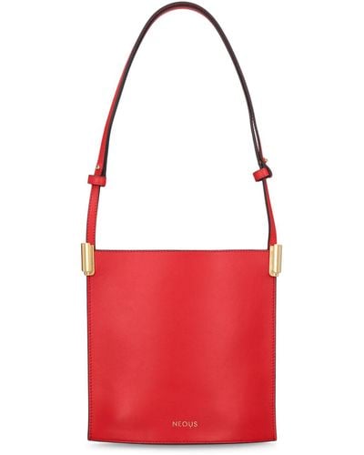 Neous Dorado 1.0 Leather Shoulder Bag - Red
