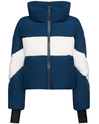 CORDOVA Veste de ski zippée à rayures aosta - Bleu