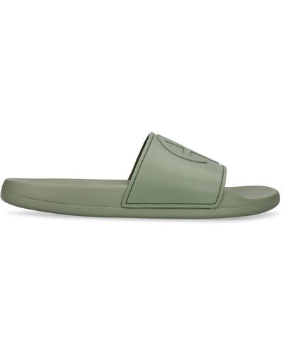 Anine Bing 10Mm Isla Rubber Slide Sandals - Green