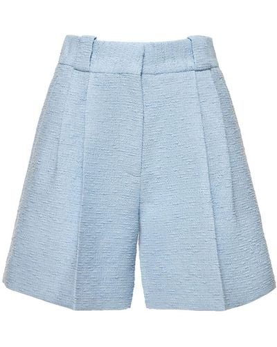 Blazé Milano Shorts Aus Baumwollmischung "cosmogonie" - Blau