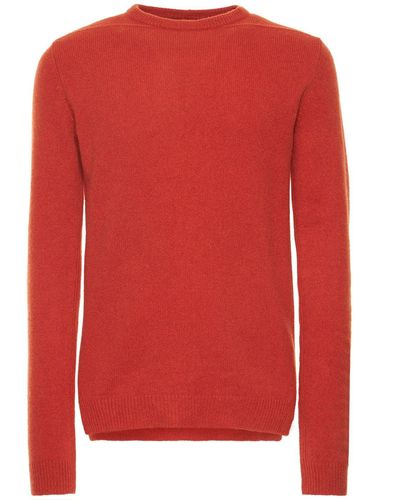 Rick Owens Suéter de punto de cashmere y lana - Rojo
