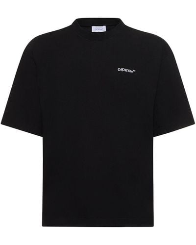 Off-White c/o Virgil Abloh Camiseta con estampado Scratch - Negro