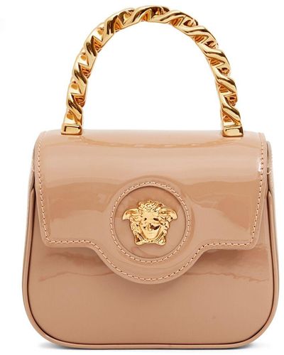 Versace Mini Top Handle Medusa Bag - Pink