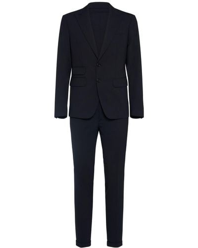 DSquared² London Stretch Wool Suit - Blue