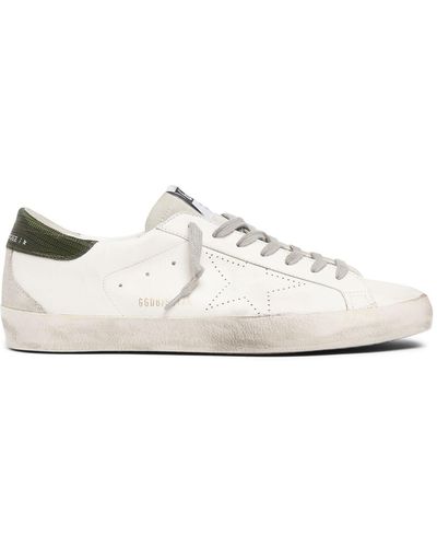 Golden Goose Super-star Perforated Sneakers - White