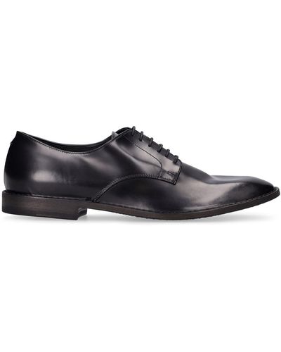 Pantanetti Zapatos derby de piel con cordones - Negro