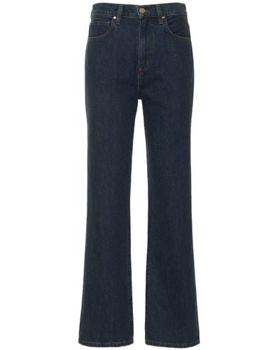 Goldsign The Martin High Rise Stove Pipe Jeans - Blue