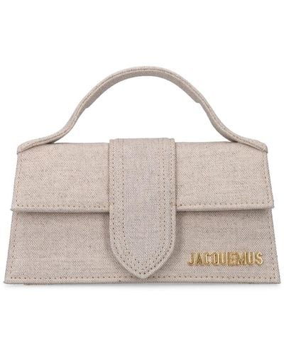 Jacquemus Le Bambino Cotton & Linen Top Handle Bag - Multicolour