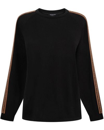 Nagnata Single Cotton Jersey Top - Black