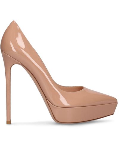Gianvito Rossi 140Mm Patent Leather Pumps - Pink