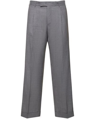 PT Torino Pantalones de lana - Gris