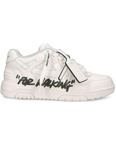 Off-White c/o Virgil Abloh Sneakers Out Of Office aus Leder - Weiß