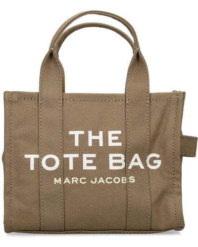 Marc Jacobs Borsa shopping mini in tela di cotone - Metallizzato