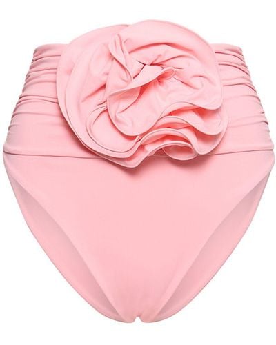 Magda Butrym High Rise Bikini Bottoms - Pink