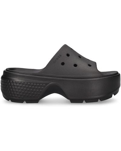 Crocs™ Stomp スライドサンダル - グレー