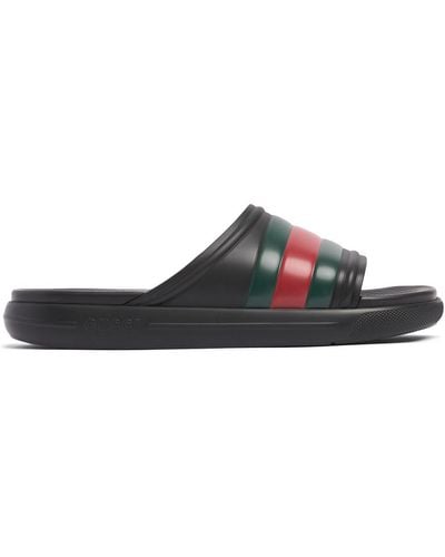 Gucci Gummi-sandalen "ace" - Mehrfarbig