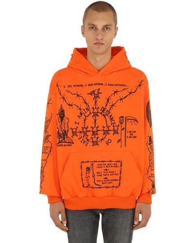 Warren Lotas Oversized Sabata Sweatshirt Hoodie - Orange