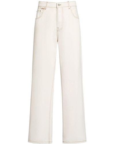 Jacquemus Jeans de denim - Blanco