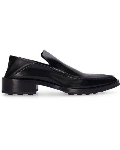 Jil Sander 20Mm Leather Loafers - Black