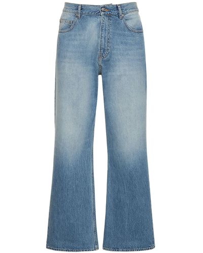 Bluemarble Jeans bootcut in denim di cotone 27cm - Blu