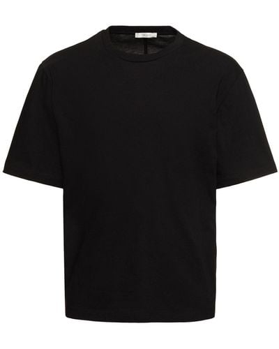 The Row Errigal Cotton Jersey T-shirt - Black