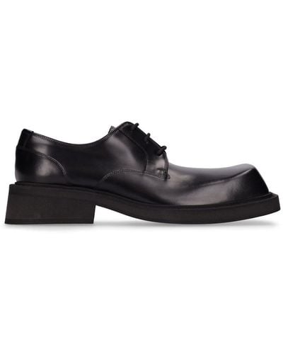 Balenciaga Chaussures En Cuir Inspector Derby L40 - Noir