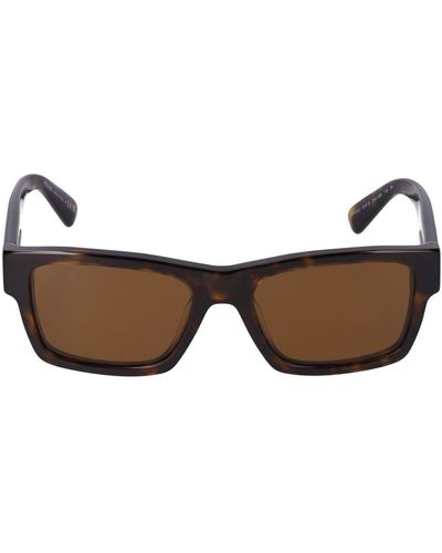 Prada Heritage Squared Acetate Sunglasses - Brown