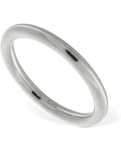 AG Jeans Ring Aus 18kt Weissgold Mit Diamant - Weiß