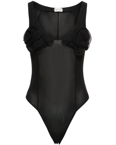 Magda Butrym Body in jersey stretch - Nero