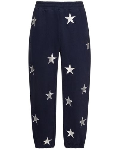 Unknown Pantalones jogger de estrellas - Azul