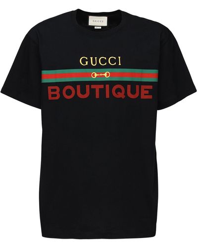 Gucci Boutique T Shirt - Black