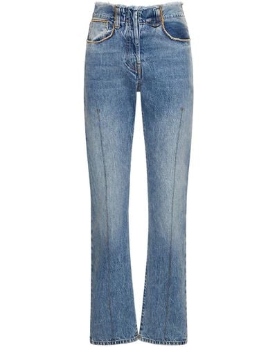 Jacquemus Jeans rectos de denim - Azul