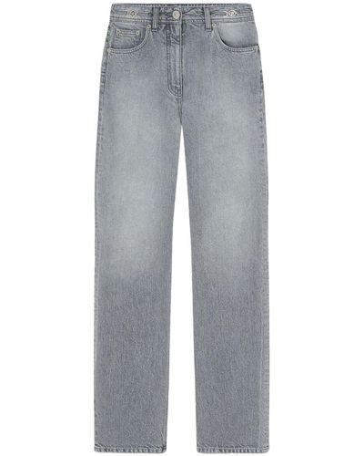 Versace Gerade Jeans "stonewashed" - Grau