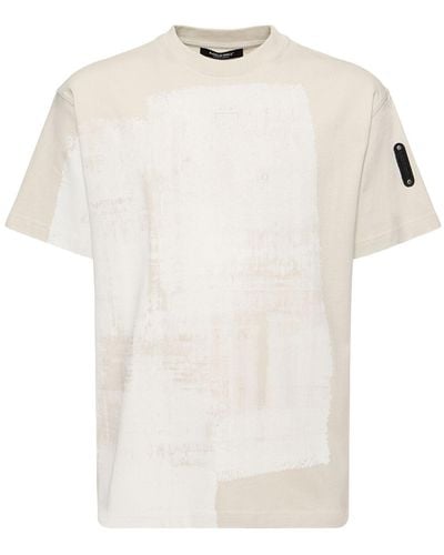 A_COLD_WALL* Brushstroke Print Cotton Jersey T-Shirt - White