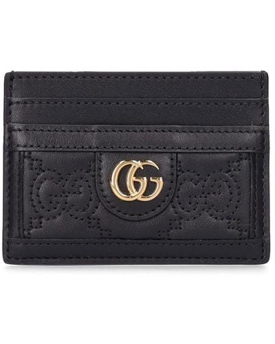 Gucci GG Matelassé Cardholder - Black