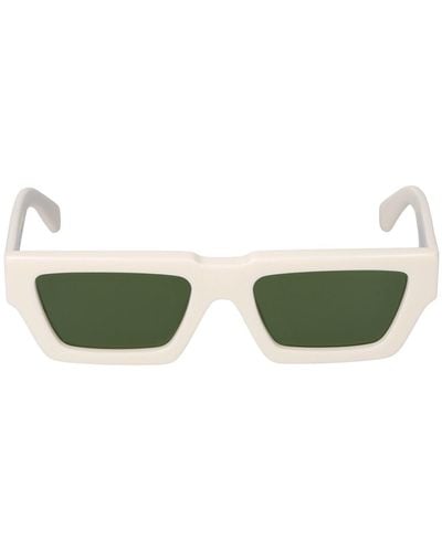 Off-White c/o Virgil Abloh Manchester Acetate Sunglasses - Green