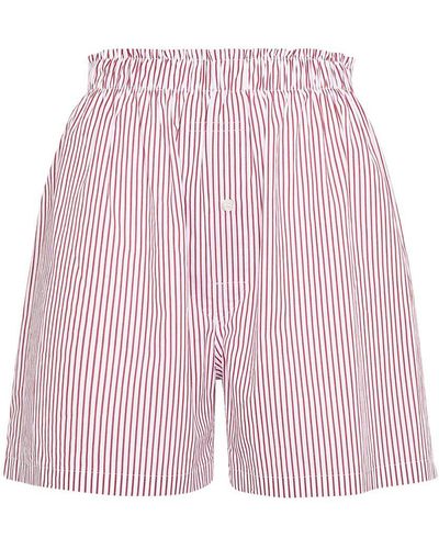 Maison Margiela Shorts in jersey di misto cotone - Rosa