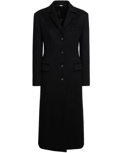 Gucci Manteau En Laine - Noir