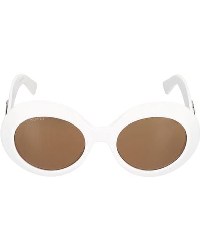 Gucci Sonnenbrille Aus Acetat "gg1647s" - Weiß