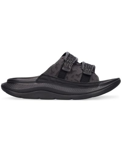 Hoka One One Ora Luxe Slide Sandals - Black