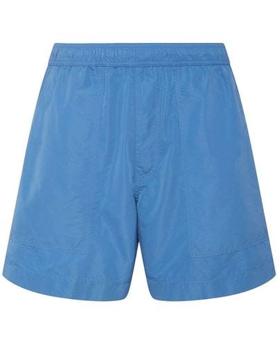 Bottega Veneta Shorts mare in nylon - Blu