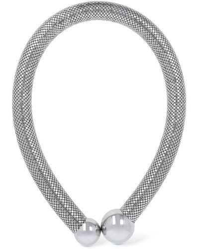 Rabanne Collar pixel collier - Metálico