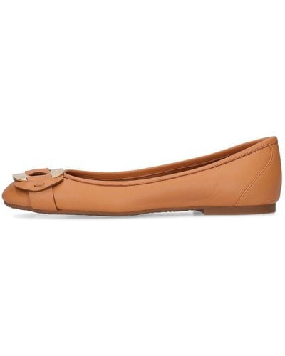 See By Chloé 10Mm Chany Leather Ballerina Flats - Brown