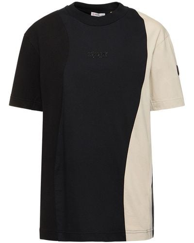 Moncler Genius Moncler X Adidas コットンtシャツ - ブラック